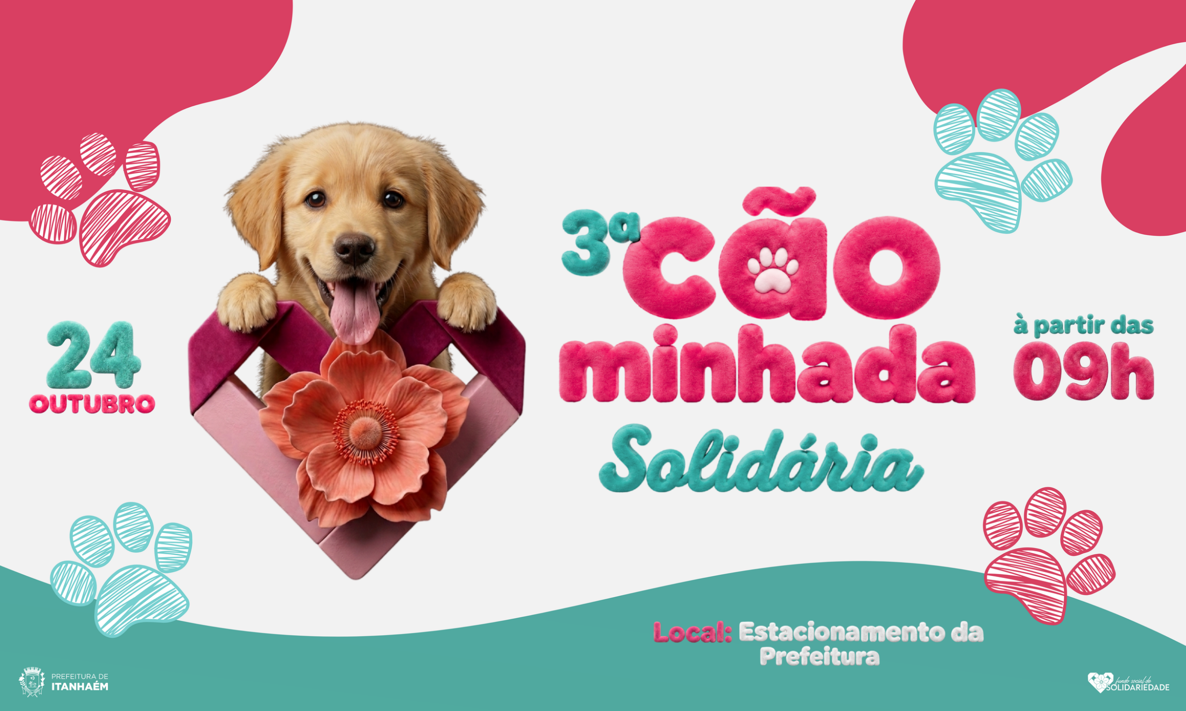 3ª Cãominhada Solidária une diversão, lazer e arrecadação de ração 7