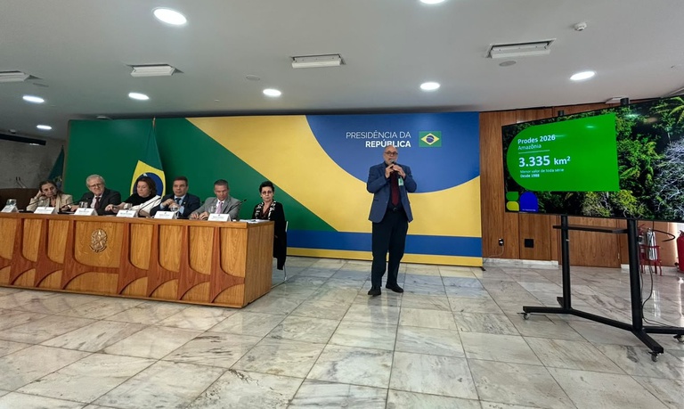 Coletiva de anúncio dos dados do Prodes para o desmatamento na Amazônia e no Cerrado — Instituto Nacional de Pesquisas Espaciais 4