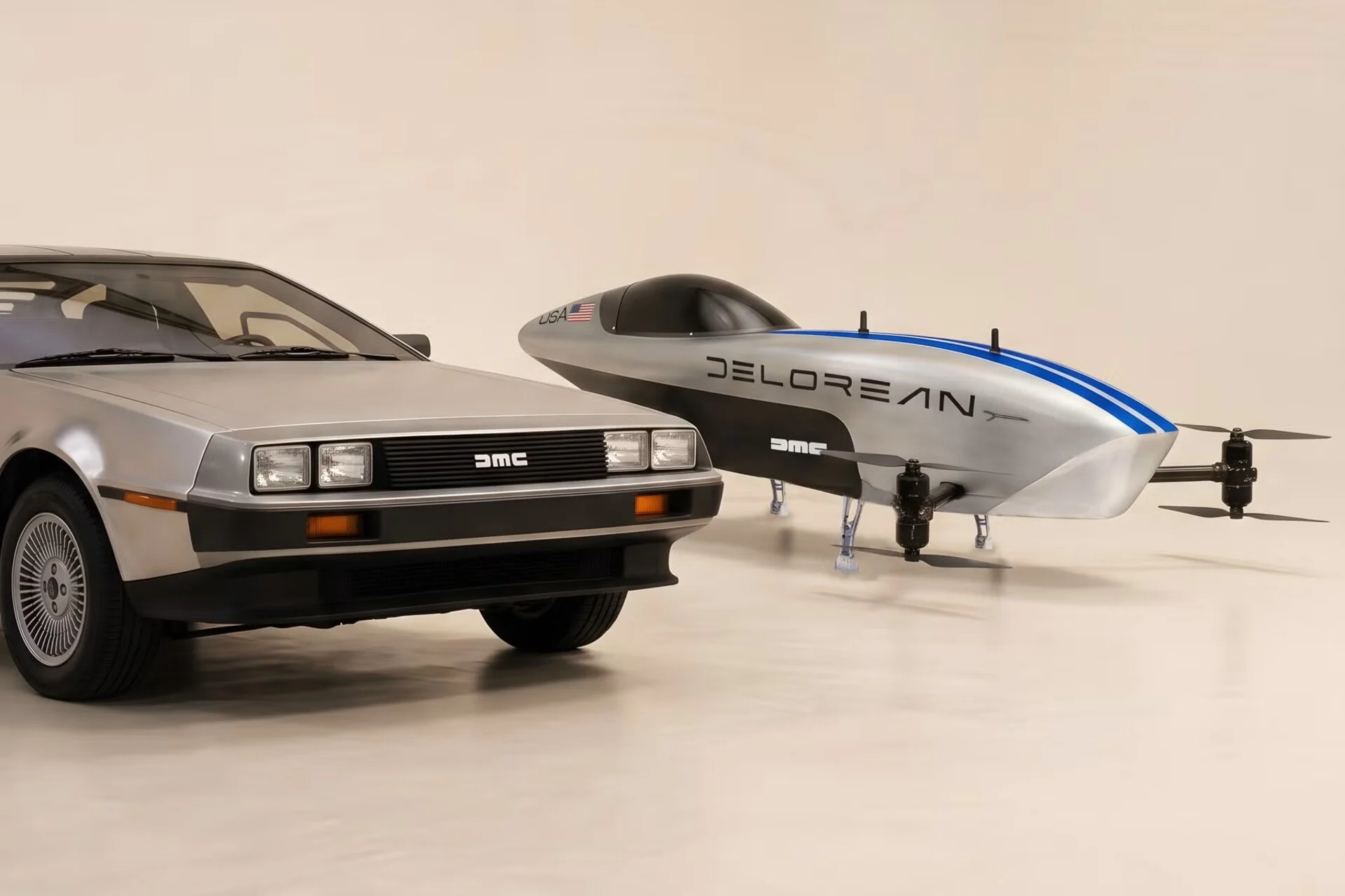 delorean carro voador 1