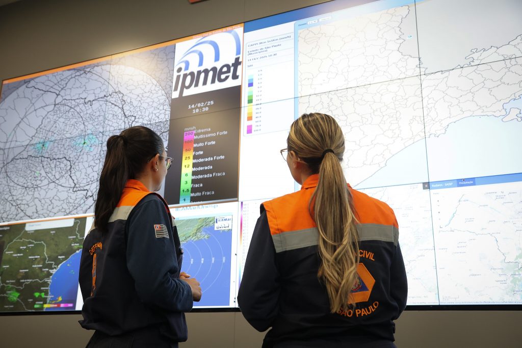 Defesa Civil de São Paulo amplia monitoramento do Painel de Inteligência SP Sempre Alerta 2