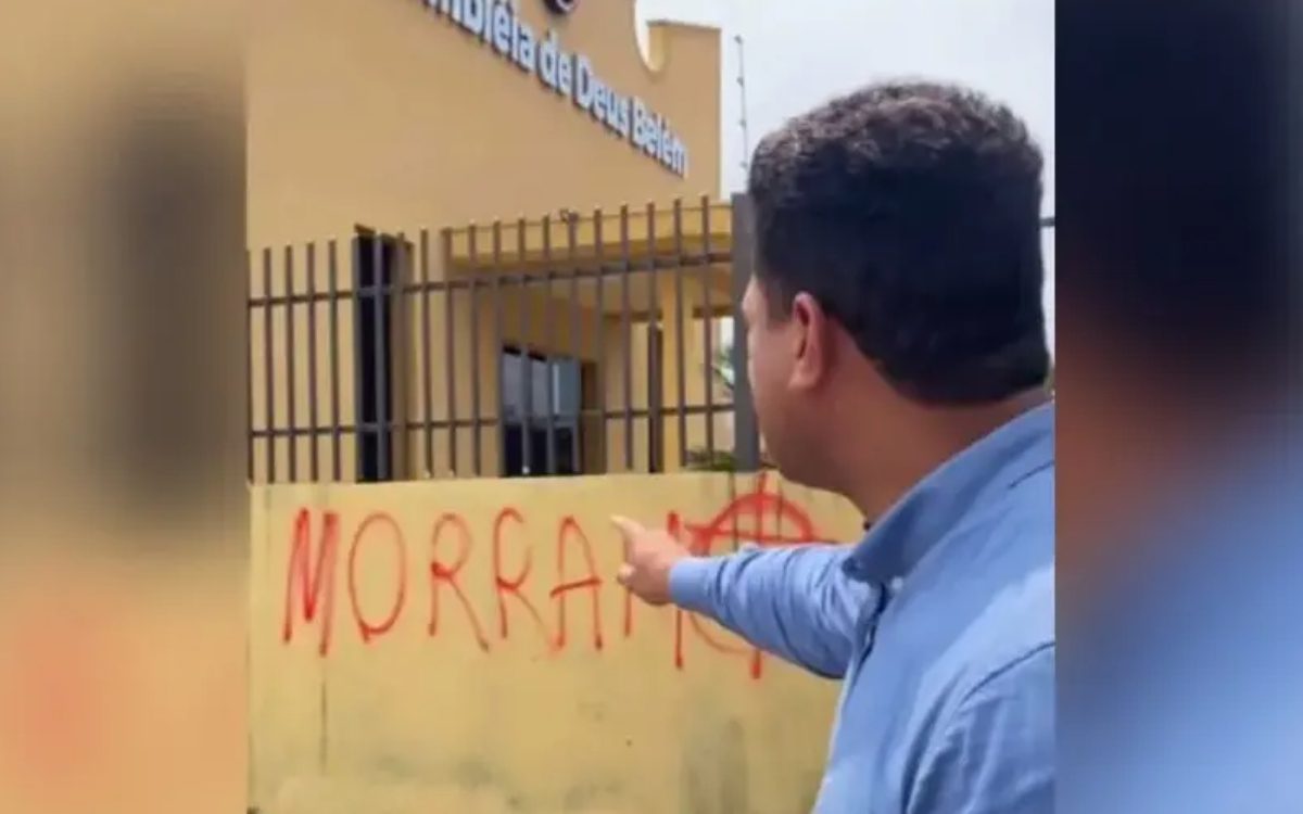 Igreja evangélica em MS é alvo de pichações de ódio 16