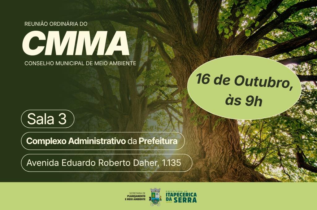 Reunião Ordinária do Conselho Municipal de Meio Ambiente