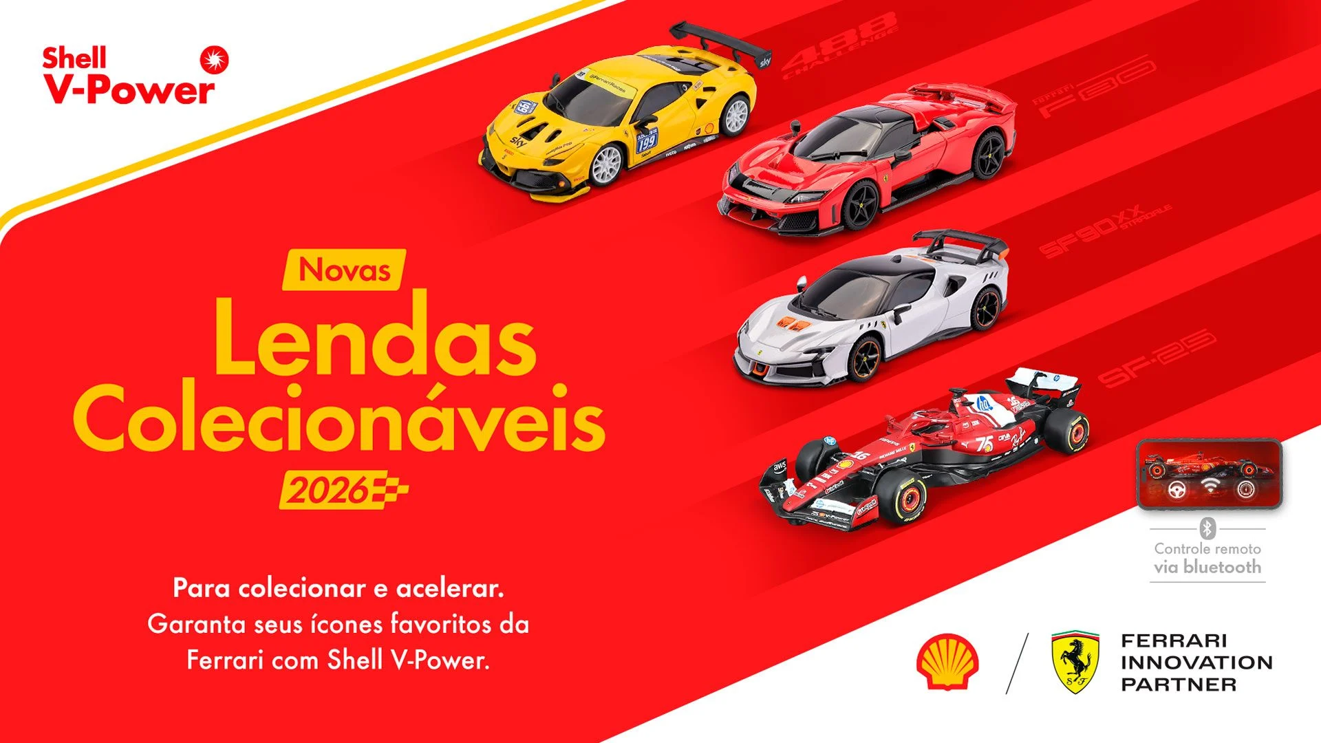 Shell volta com campanha de miniaturas da Ferrari em seus postos 7